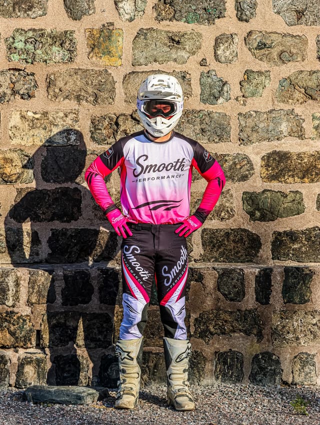 Flow Smooth Pink crosskit — Vit / rosa / svart