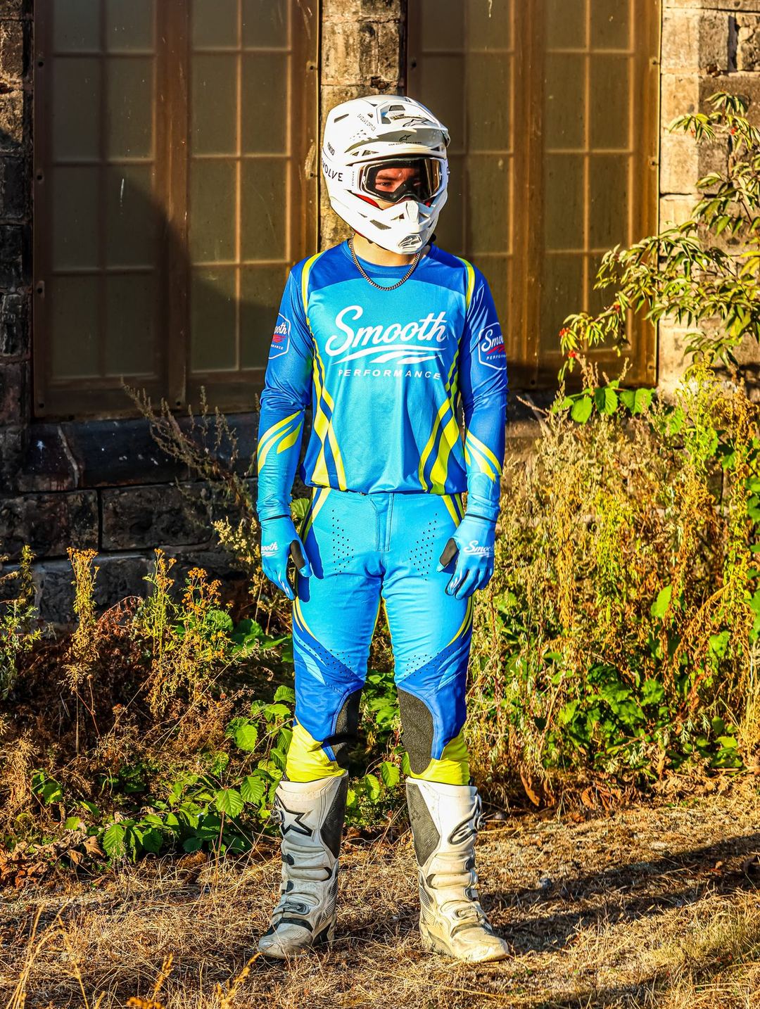 Flow Volt (FL01) — Blå / navy / neongul, Flow-serien (bild 1)